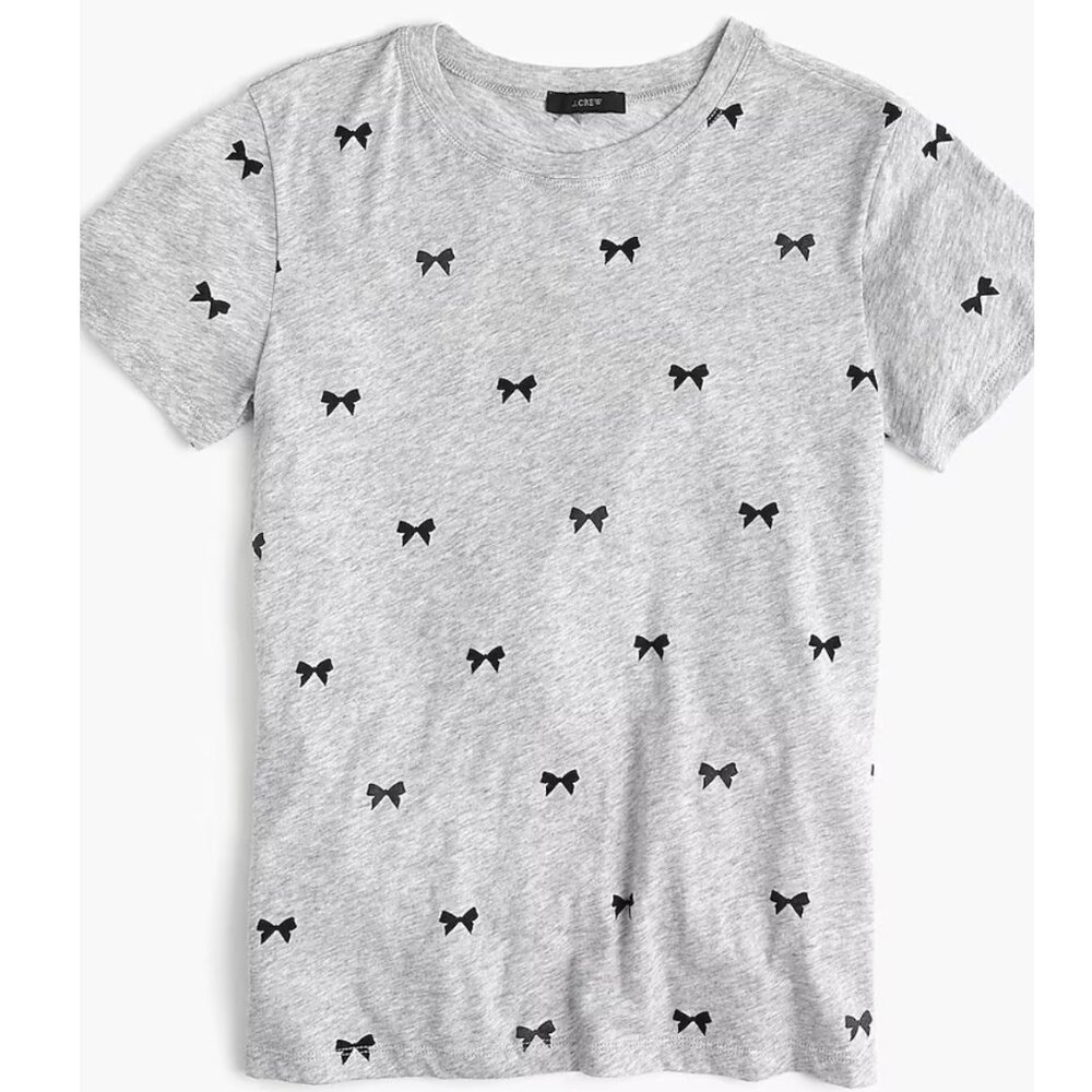 J. Crew Cotton Bow T-Shirt - Size XS